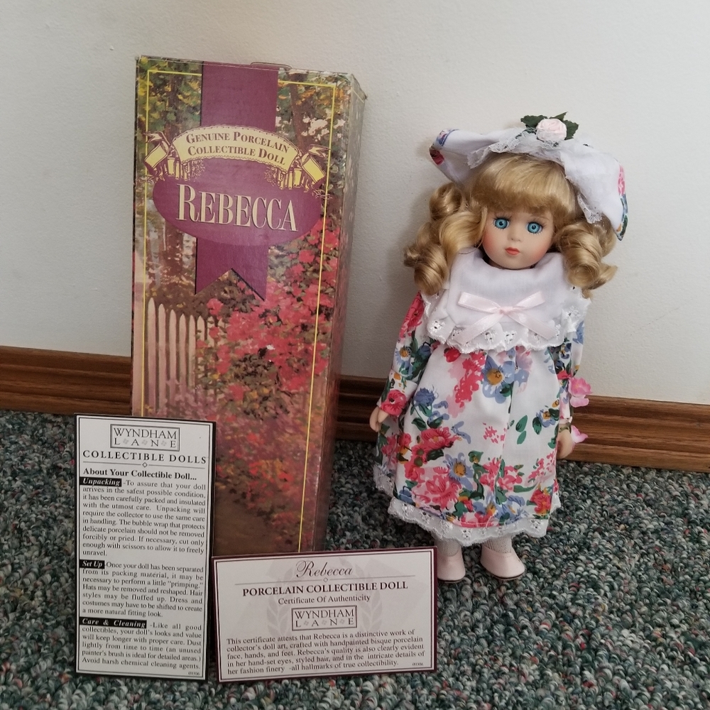 Wyndham Lane Porcelain Rebecca Doll